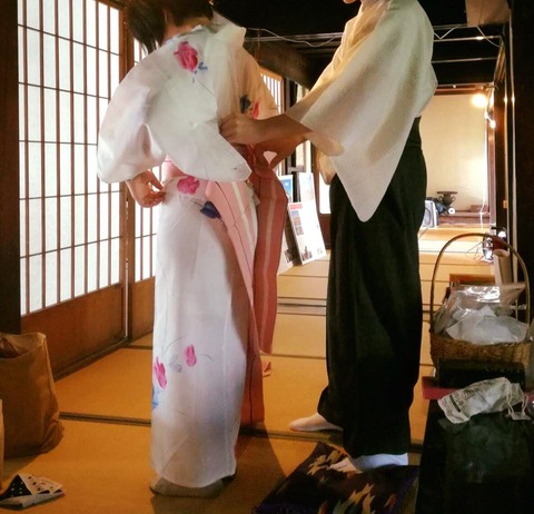 着付け様子