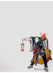 浮世柄比翼稲妻クリアファイル 幡髄院長兵衛